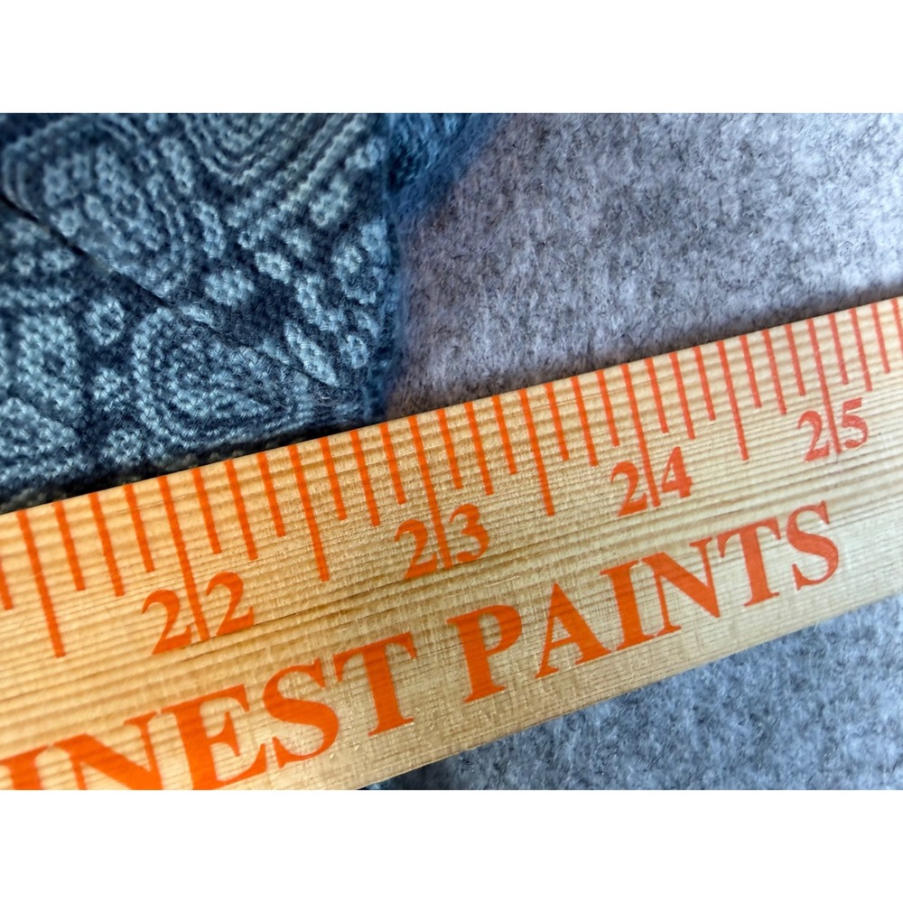 L.L. Bean Casco Bay Polo Mens Medium Blue Geometric Print Good Vintage 296549 - Picture 5 of 10